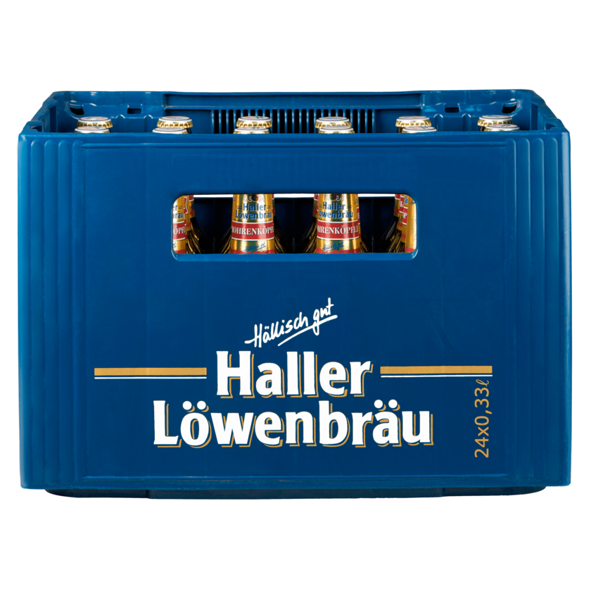 Haller Löwenbräu Mohrenköpfle 24x0,33l